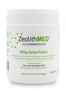 Zeoliet Poeder - 400 Gram - detox vulkaanmineralen - Zeolith Med