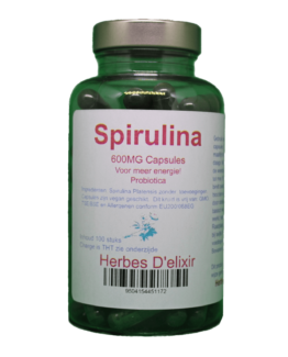 Spirulina 600mg capsules