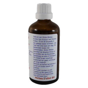 Ginko Biloba tinctuur - 100 ml - Herbes D'elixir