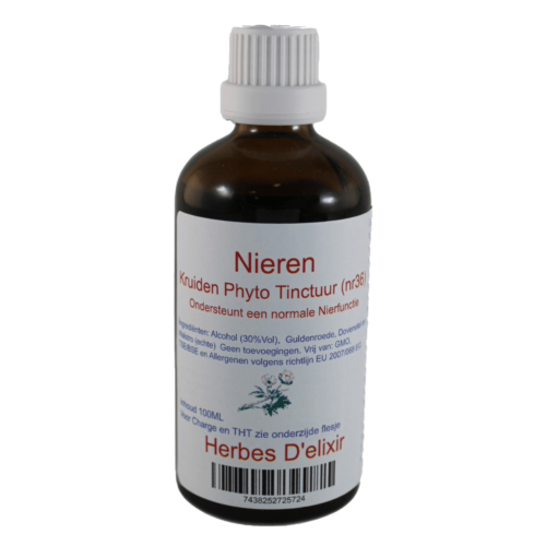 Nieren kruiden phyto tinctuur - 100 ml - Herbes D'elixir