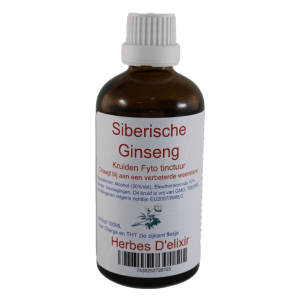 Siberische ginseng tinctuur - 100 ml - Herbes D'elixir