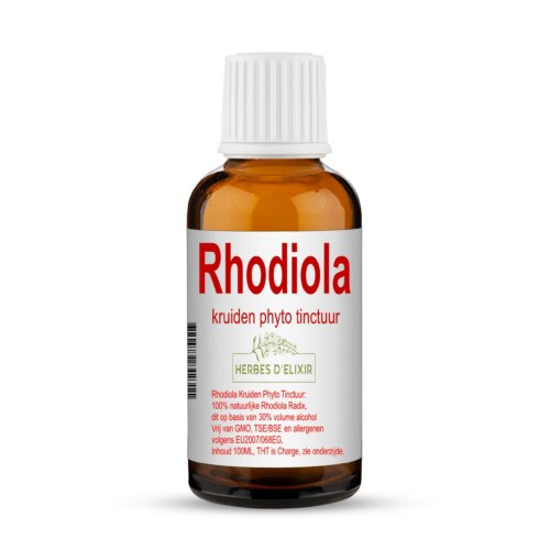 Rhodiola kruiden tinctuur mockup